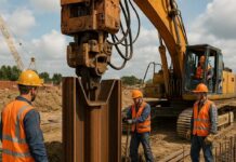 Погружение шпунта Ларсена: технология и особенности